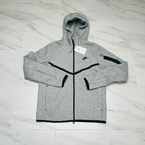 Nike Men's Tech Fleece 'Heather Gray' HV0949-063 Jacket Multi Size